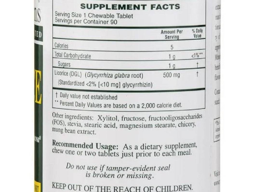 Rx Vitamins Chewable Licorice DGL 90 Tablets Digestive Support - POWER FIT SHOP — Powering Preparedness, Health & Home