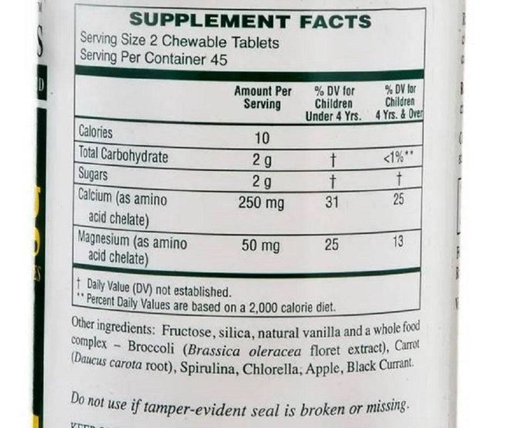 Rx Vitamins For Human Calcium Magnesium Vanilla Chewables 90 Tablets - POWER FIT SHOP — Powering Preparedness, Health &amp; Home