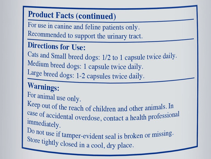 Rx Vitamins For Pets Cranberry Rx