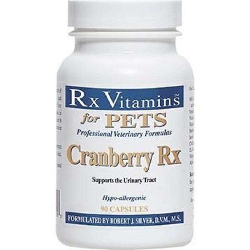 Rx Vitamins For Pets Cranberry Rx UTI Treatment 90 Capsules for Dogs and Cats