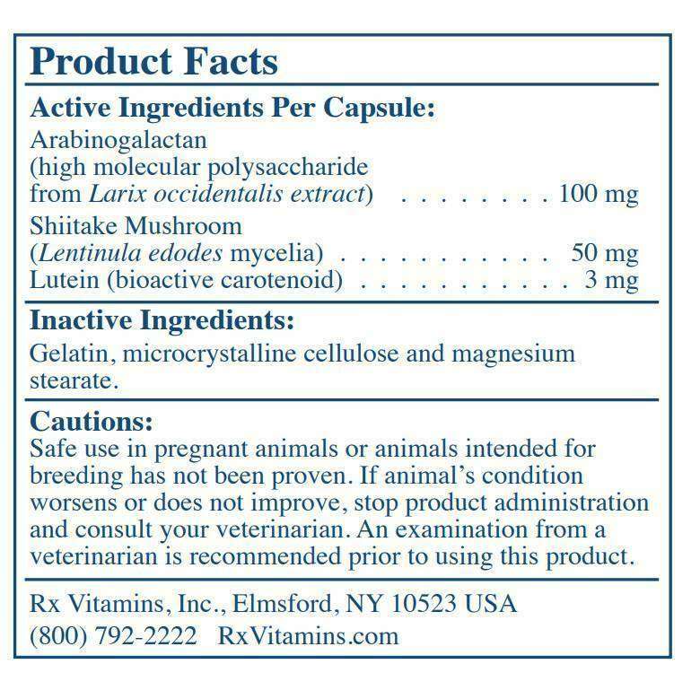 Rx Vitamins for Pets Immuno Support 60 Caps Bones For Dogs and Cats - POWER FIT SHOP — Powering Preparedness, Health &amp; Home