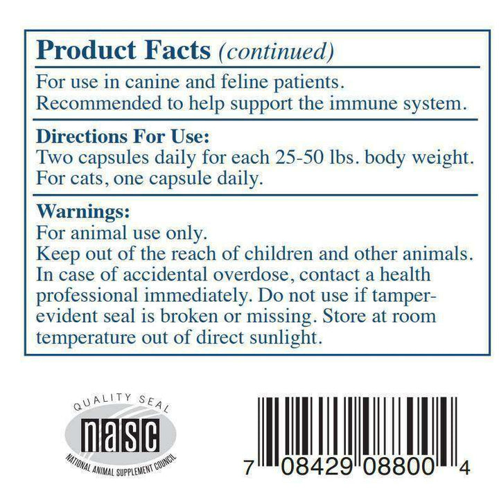 Rx Vitamins for Pets Immuno Support 60 Caps Bones For Dogs and Cats - POWER FIT SHOP — Powering Preparedness, Health &amp; Home