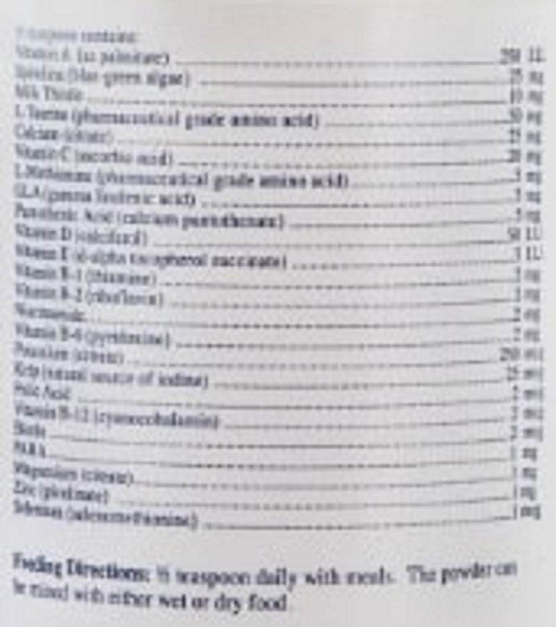 RX Vitamins For Pets Rx Essentials For Cats Natural Nutrition 4 oz - POWER FIT SHOP — Powering Preparedness, Health &amp; Home
