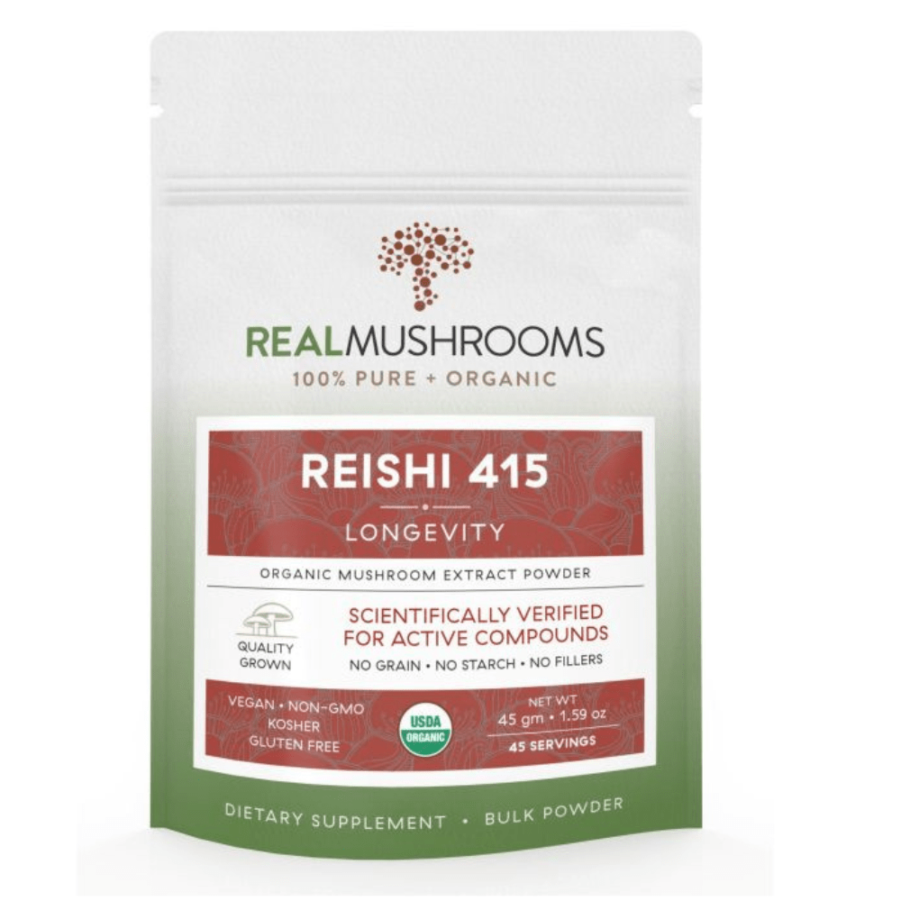 Real Mushrooms Reishi Mushroom Extract Bulk Powder 45 Grams - POWER FIT SHOP — Powering Preparedness, Health &amp; Home