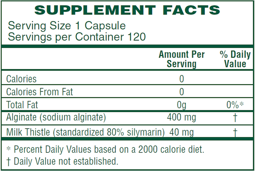 Rx Vitamins Alginate Plus 120 Capsules Digestive Support - POWER FIT SHOP — Powering Preparedness, Health &amp; Home