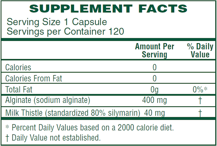 Rx Vitamins Alginate Plus 120 Capsules Digestive Support - POWER FIT SHOP — Powering Preparedness, Health &amp; Home