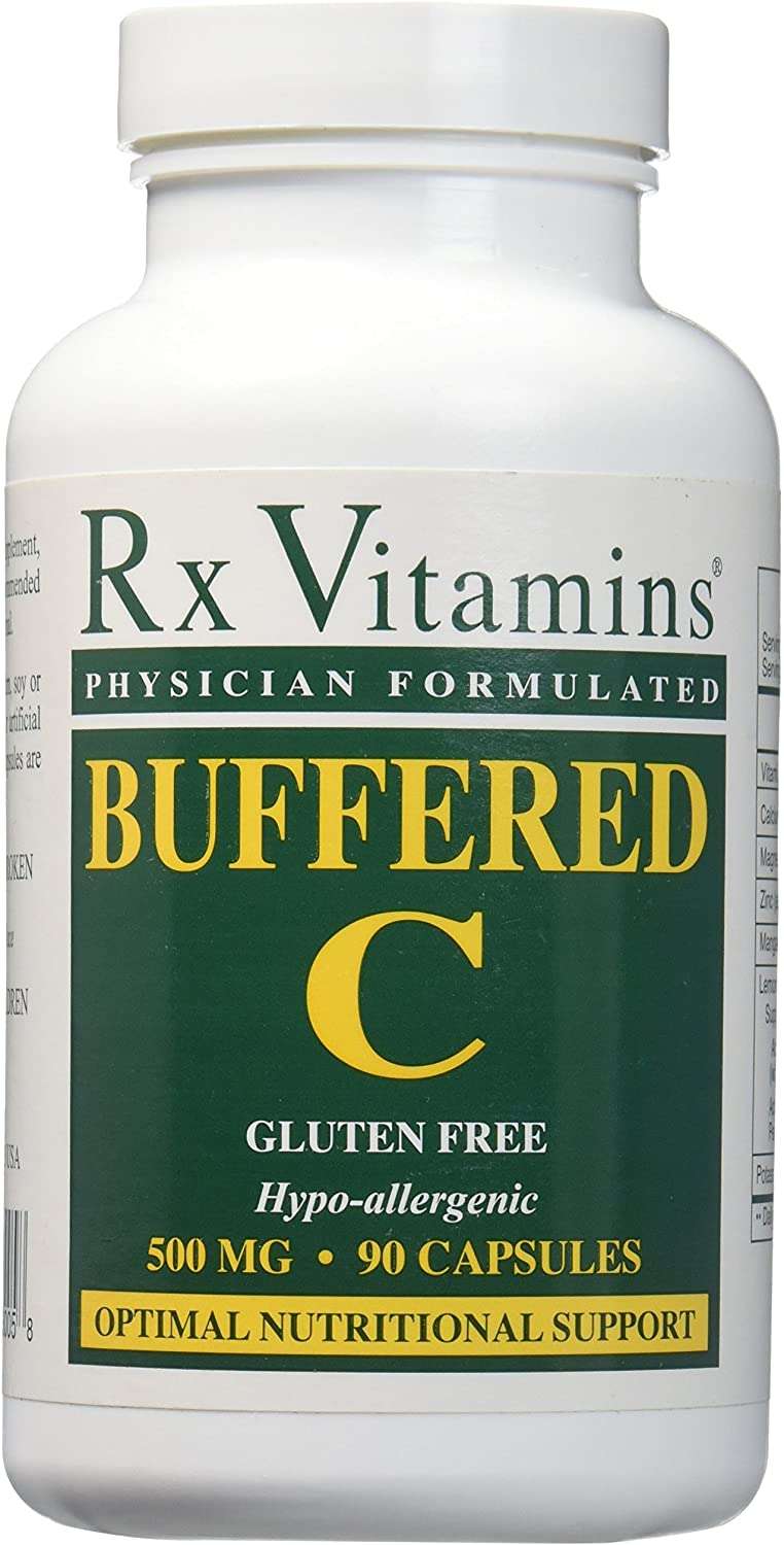 Rx Vitamins Buffered C 500 Mg 90 Capsules Bioflavonoids - POWER FIT SHOP — Powering Preparedness, Health &amp; Home