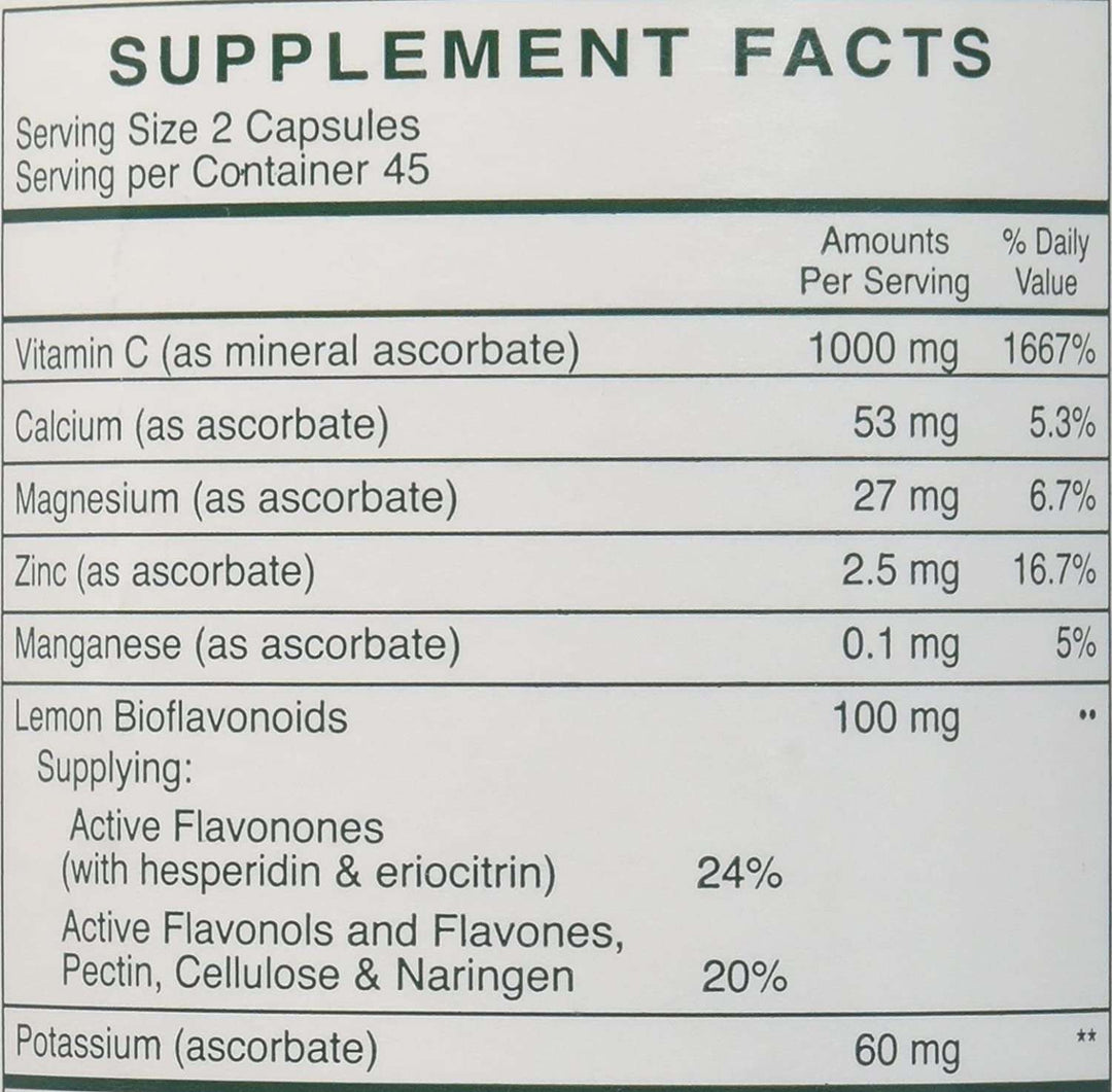 Rx Vitamins Buffered C 500 Mg 90 Capsules Bioflavonoids - POWER FIT SHOP — Powering Preparedness, Health &amp; Home