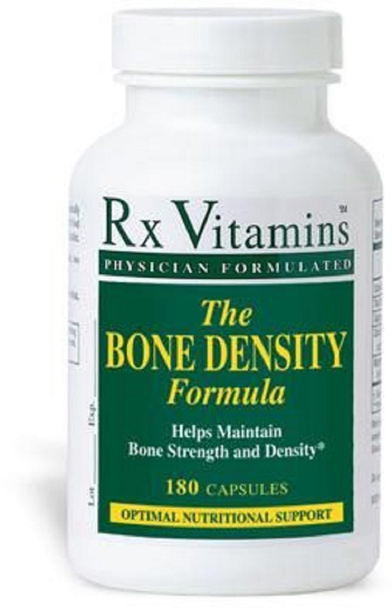 MHP Rx Vitamins for Human Bone Density Formula in 180 capsules, dietary supplement to support bone strength and health.