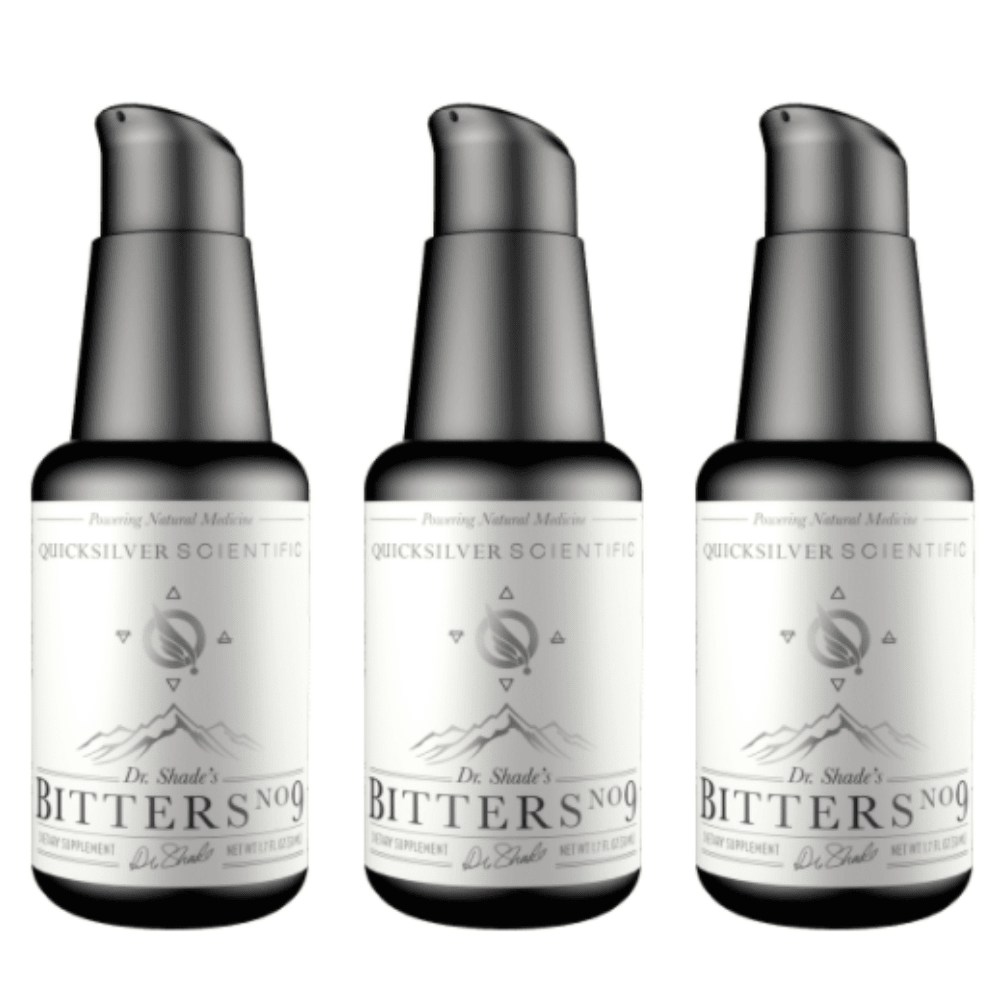 Quicksilver Scientific Dr. Shade's Bitters 9 Support for Liver and Blood 3 PACK - POWER FIT SHOP — Powering Preparedness, Health & Home