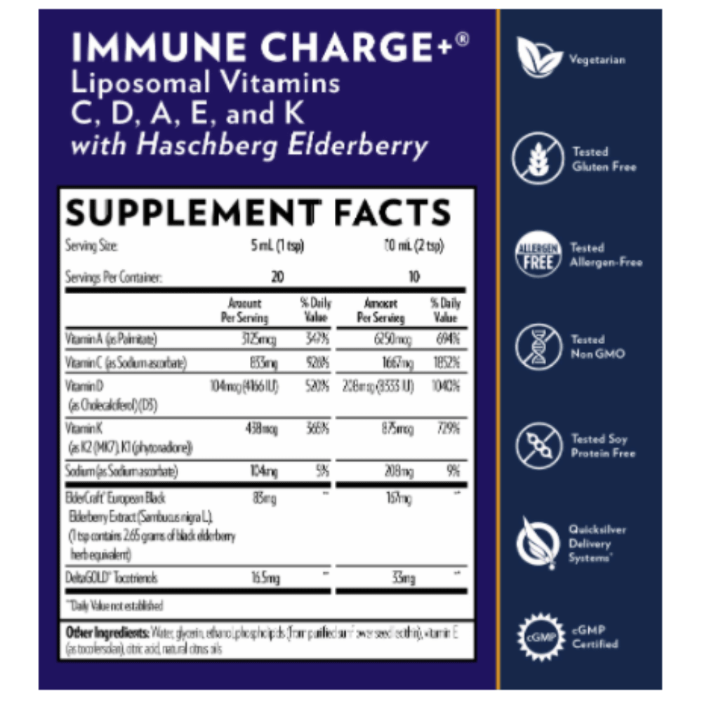 Quicksilver Scientific Immune Charge 100mL IMMUNE100ML 3 PACK - POWER FIT SHOP — Powering Preparedness, Health &amp; Home