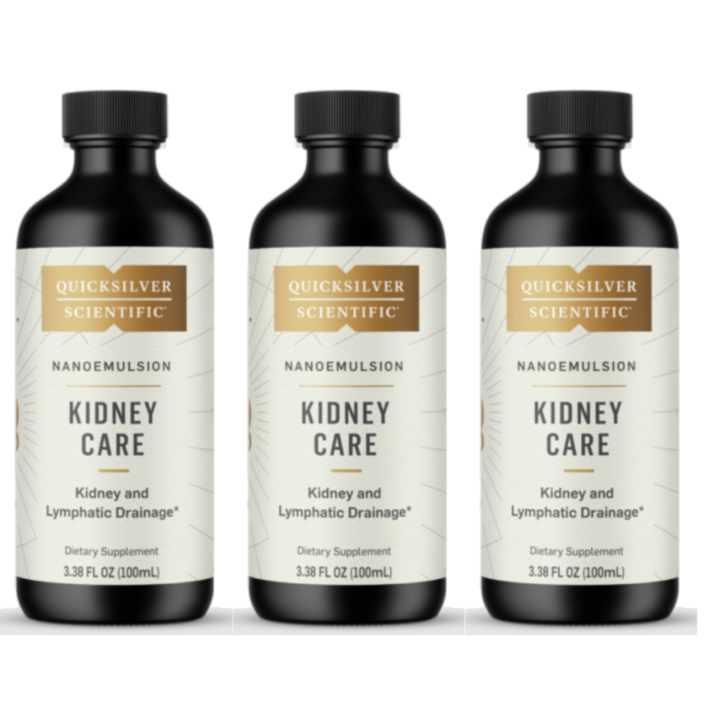 WebMHP Quicksilver Scientific KIDNEYCARE Botanicals supplement 3-pack, dietary vitamins and supplements for kidney support.