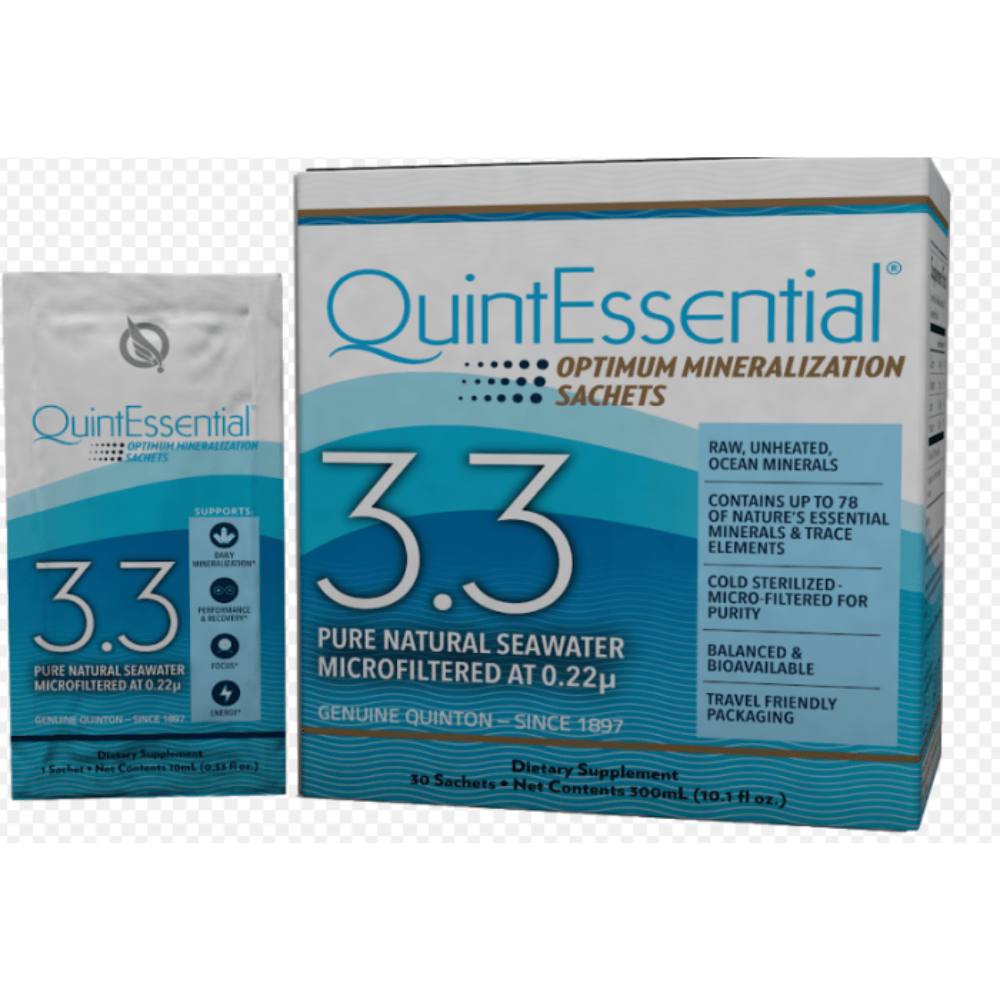 Quicksilver Scientific QuinEssential 3.3 Sachets by WEBMHP, dietary vitamins and supplements in a 2-pack.
